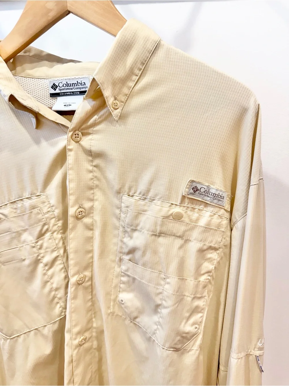Columbia Men's PFG Long Sleeve Shirt, XL